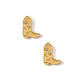 Screwback Stud Earrings - Daisy Cowgirl Boot