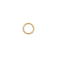 Huggie Infinity Hoop Earrings - Ava Gold 10mm