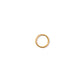 Huggie Infinity Hoop Earrings - Ava Gold 8mm