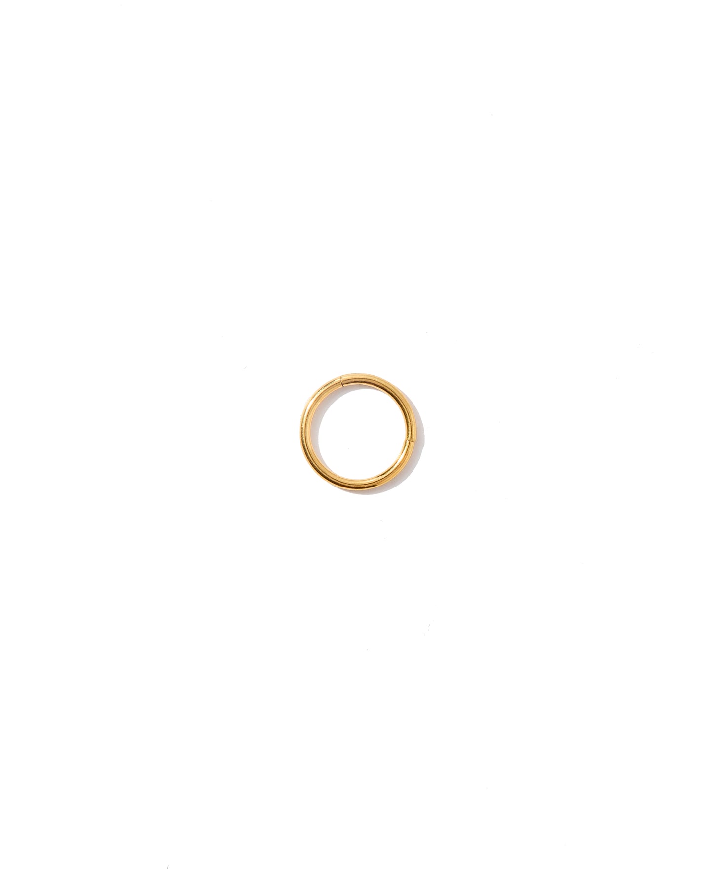 Huggie Infinity Hoop Earrings - Ava Gold 8mm