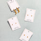 Screwback Stud Earrings - Drew Oval Gold