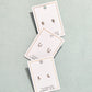 Screwback Stud Earrings - Emma Silver