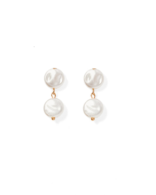 Libby - 2 Pearl - Earrings