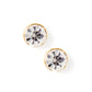Screwback Stud Earrings - Juliet Clear 8mm