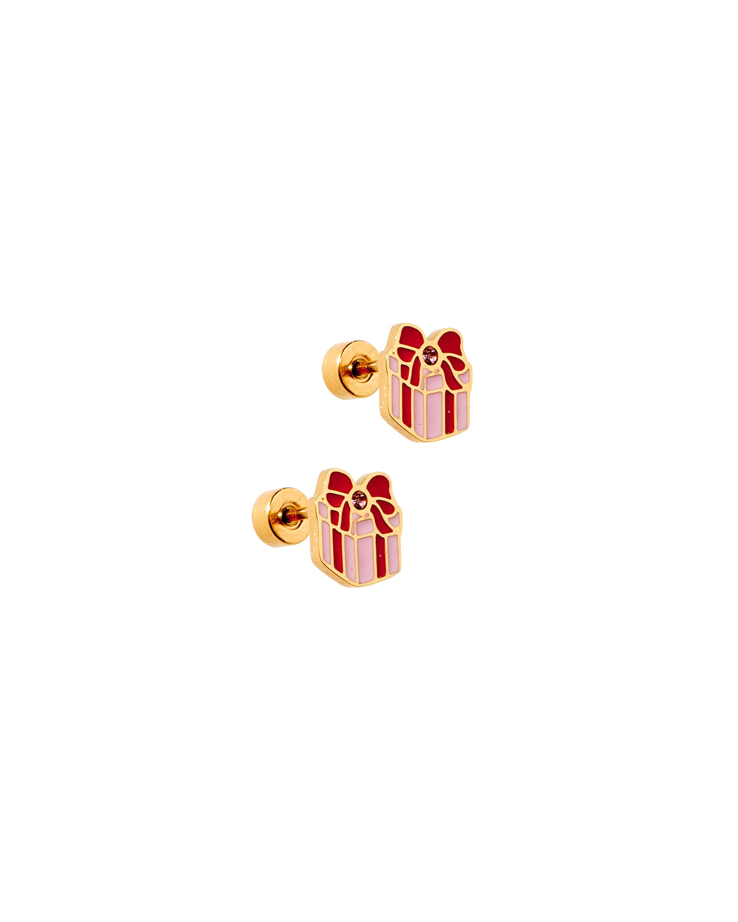 Screwback Stud Earrings - Present
