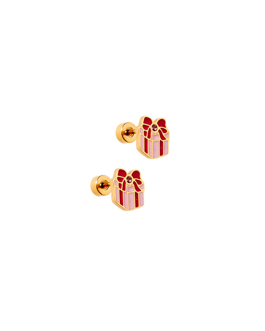 Screwback Stud Earrings - Present