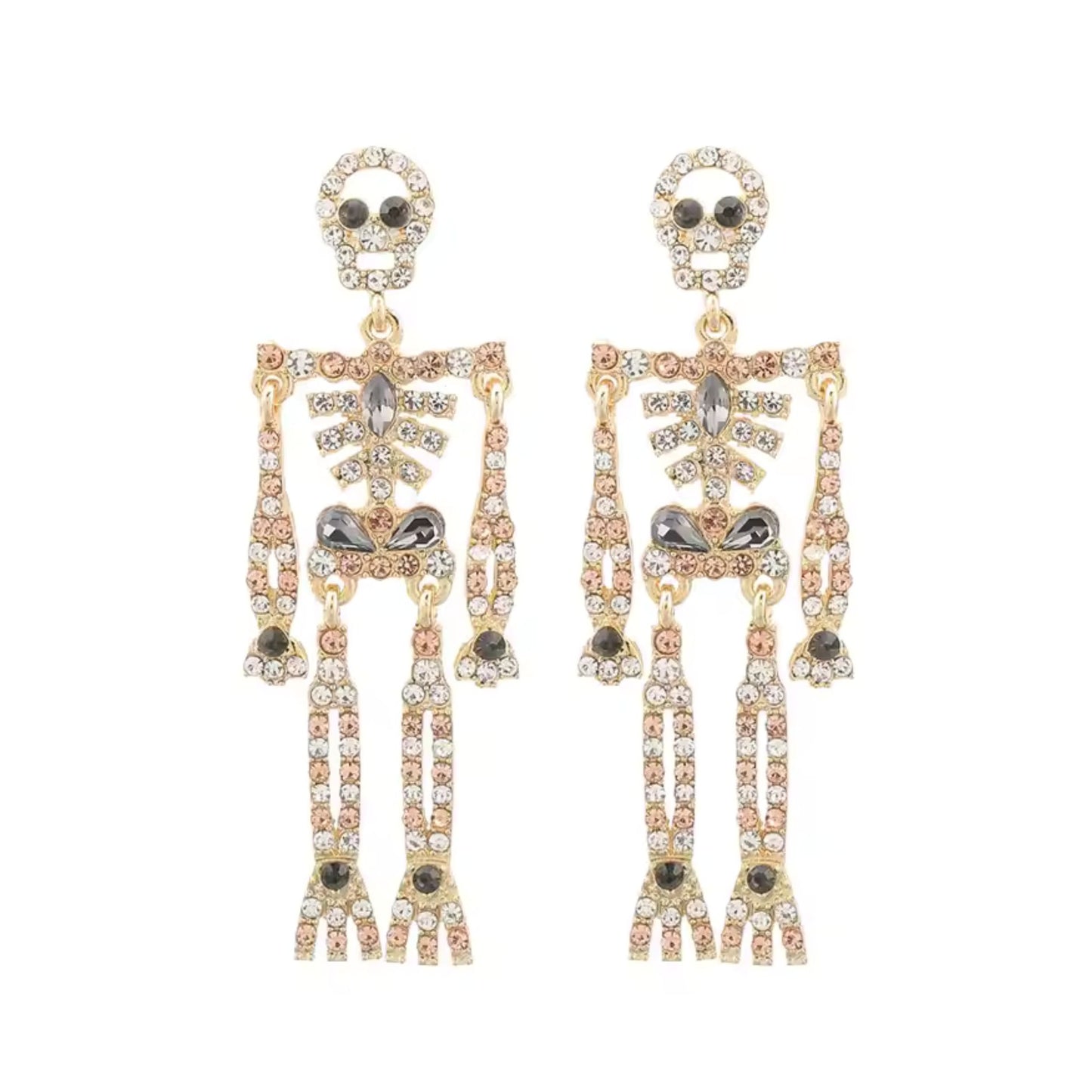 Skeleton Statement Earrings