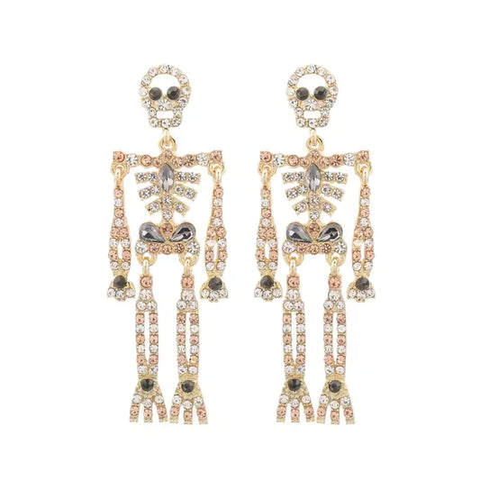 Skeleton Statement Earrings