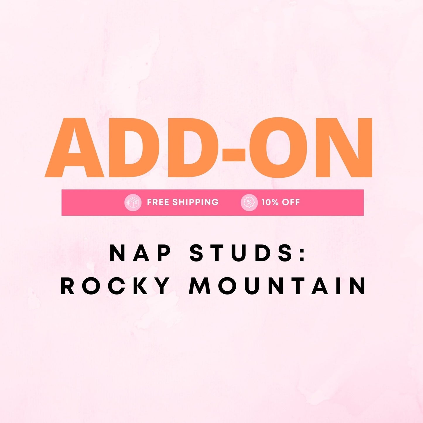 ADD ON - Flat Back Studs - Mountain (No Display) - LINNY CO Wholesale