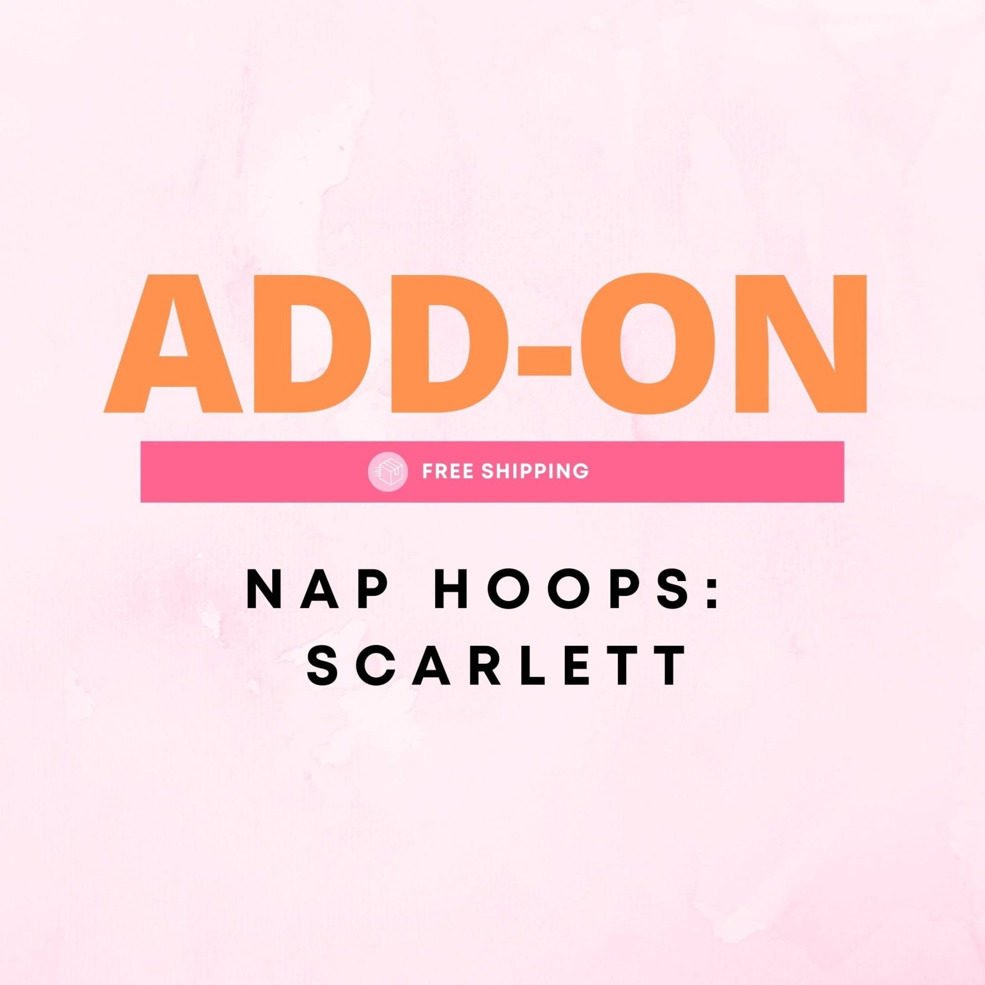 ADD ON - Huggie Hoops - Scarlett (No Display) - LINNY CO Wholesale