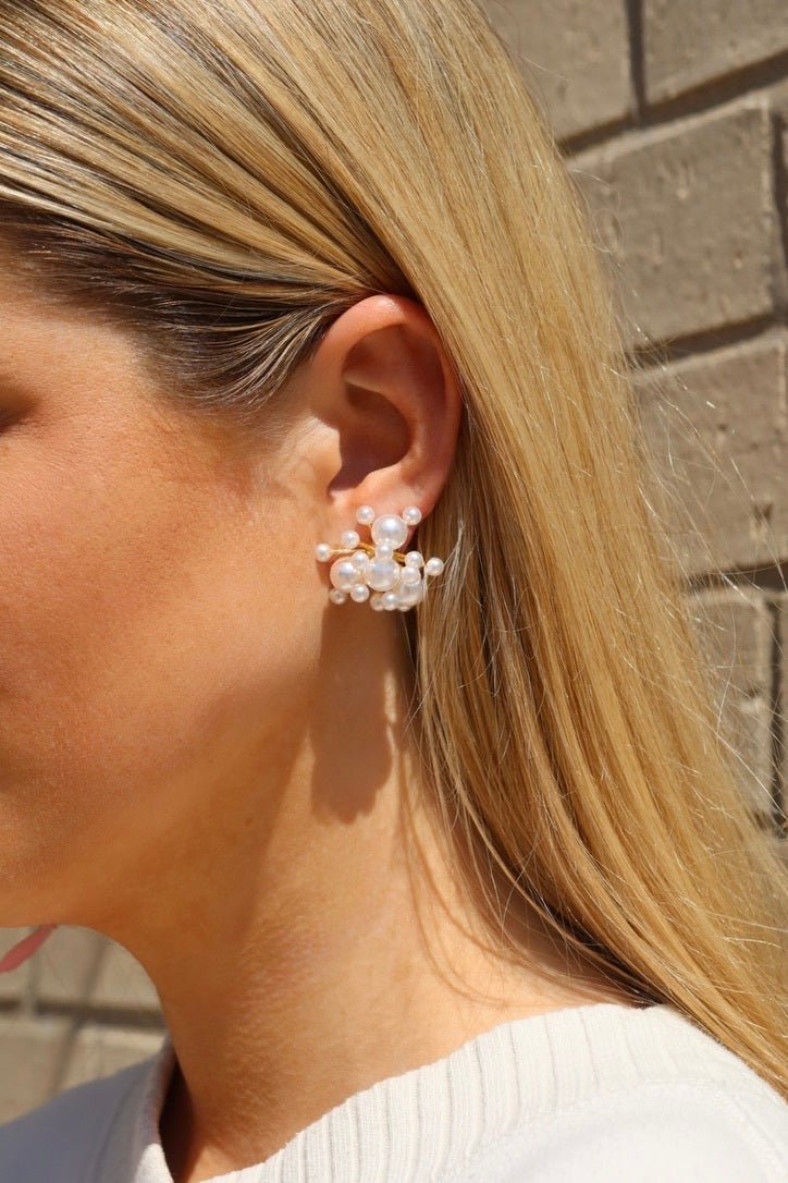 Alana Statement Earring - LINNY CO WholesaleMetal