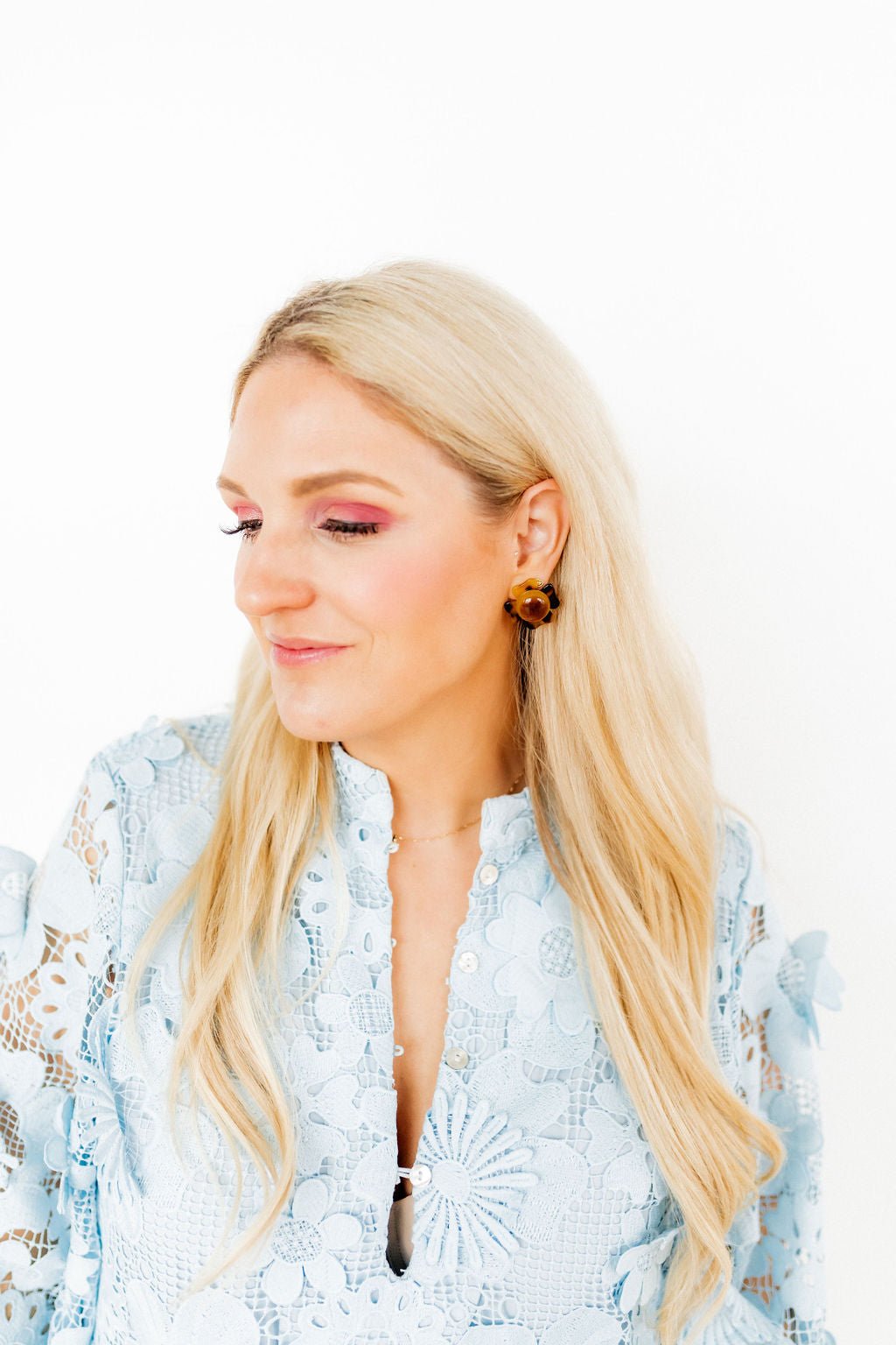 Amelia - Brown Tortoise - Earrings - LINNY CO WholesaleAcetate