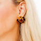 Amelia - Brown Tortoise - Earrings - LINNY CO WholesaleAcetate