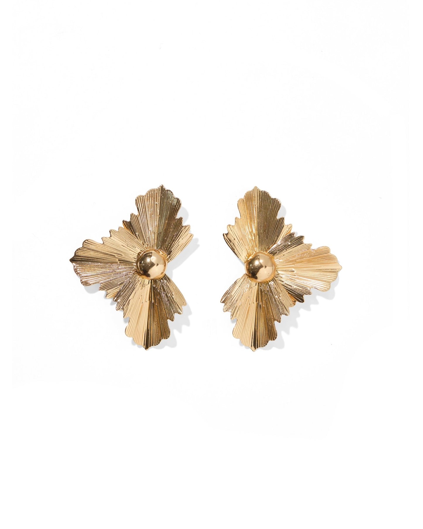 Anya Flower Statement Earrings - LINNY CO WholesaleMetals