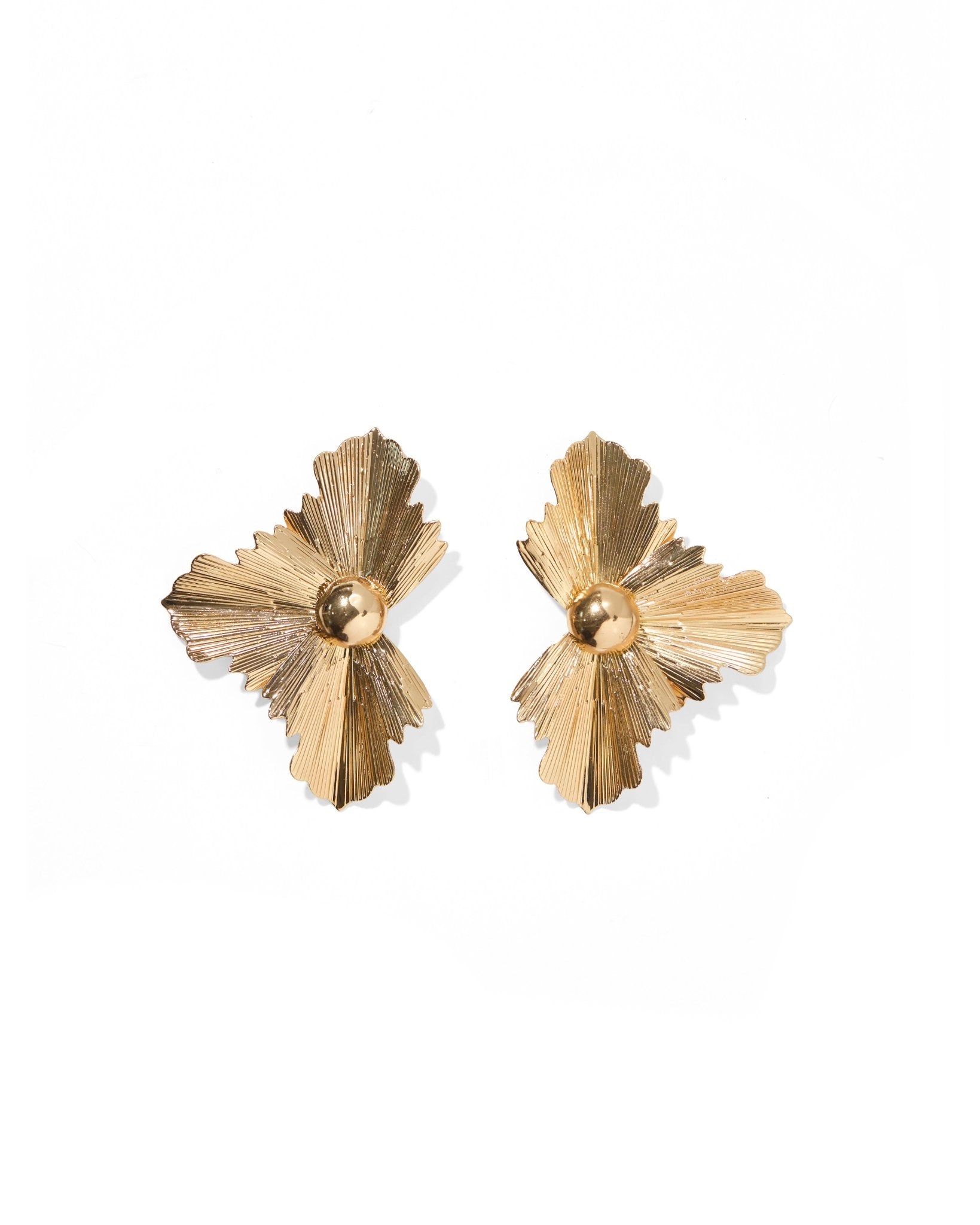 Anya Flower Statement Earrings - LINNY CO WholesaleMetals