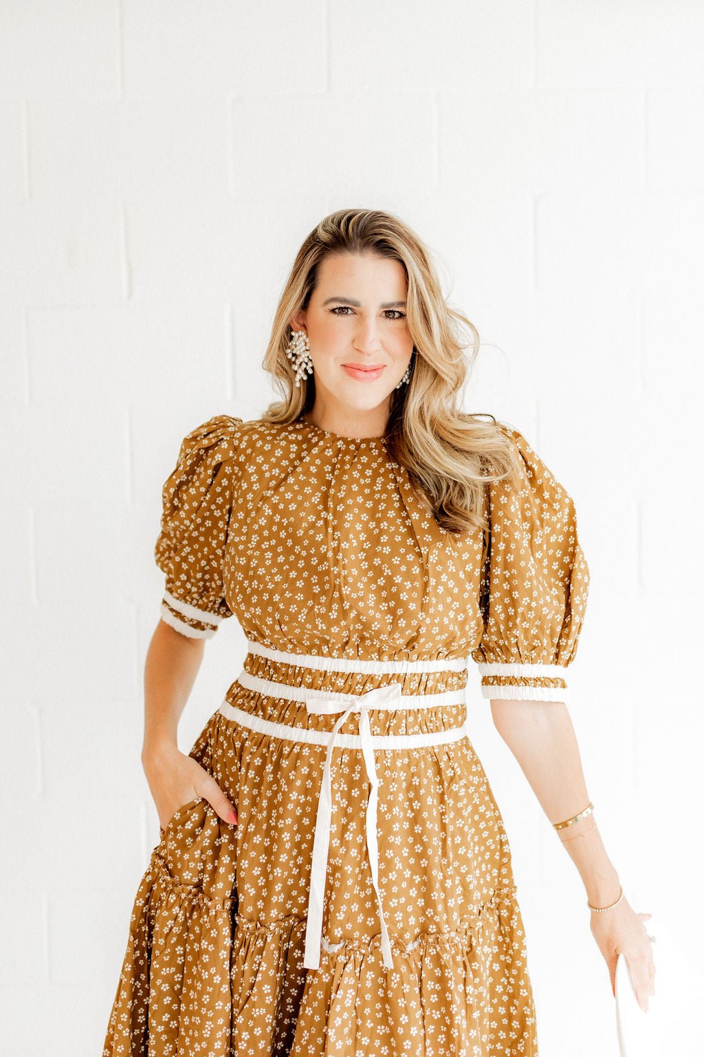 Ariel Pearl Statement Earrings - LINNY CO WholesaleMetals