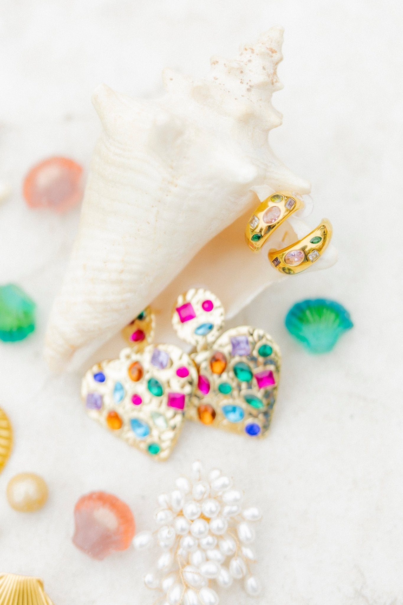 Ariel Pearl Statement Earrings - LINNY CO WholesaleMetals