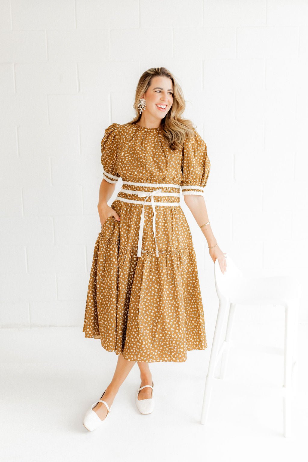 Ariel Pearl Statement Earrings - LINNY CO WholesaleMetals