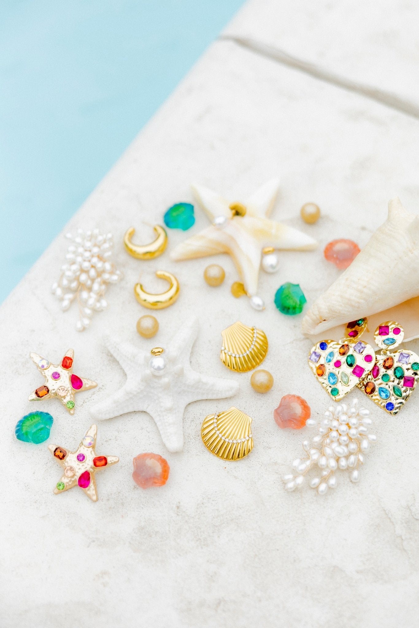 Ariel Pearl Statement Earrings - LINNY CO WholesaleMetals