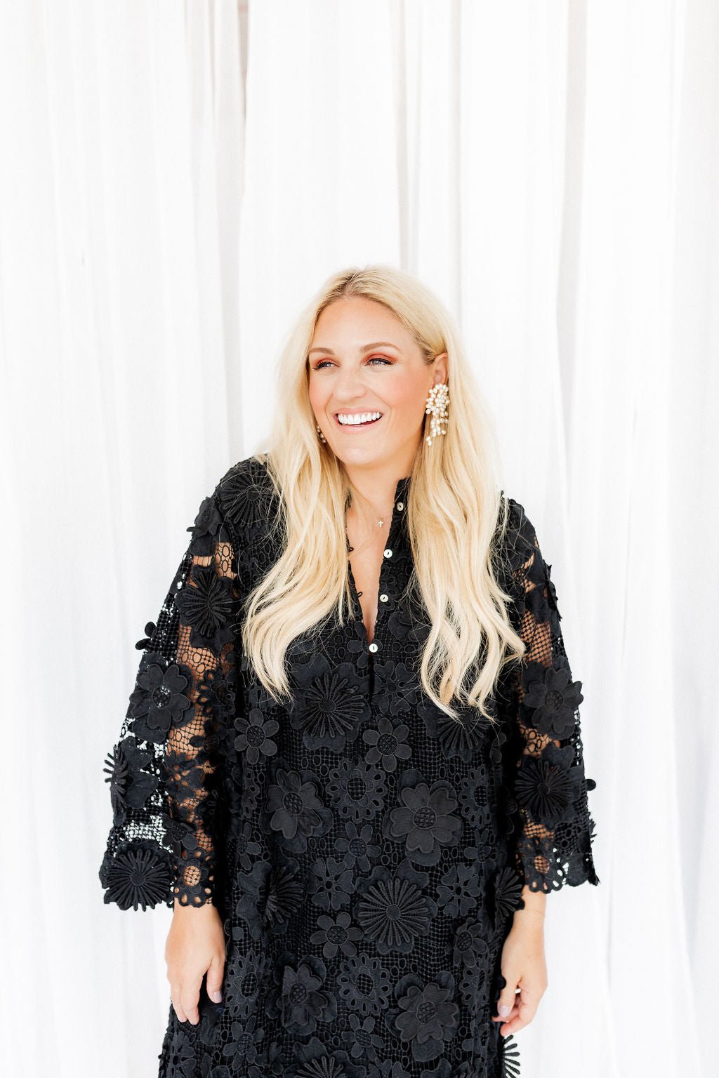 Ariel Pearl Statement Earrings - LINNY CO WholesaleMetals