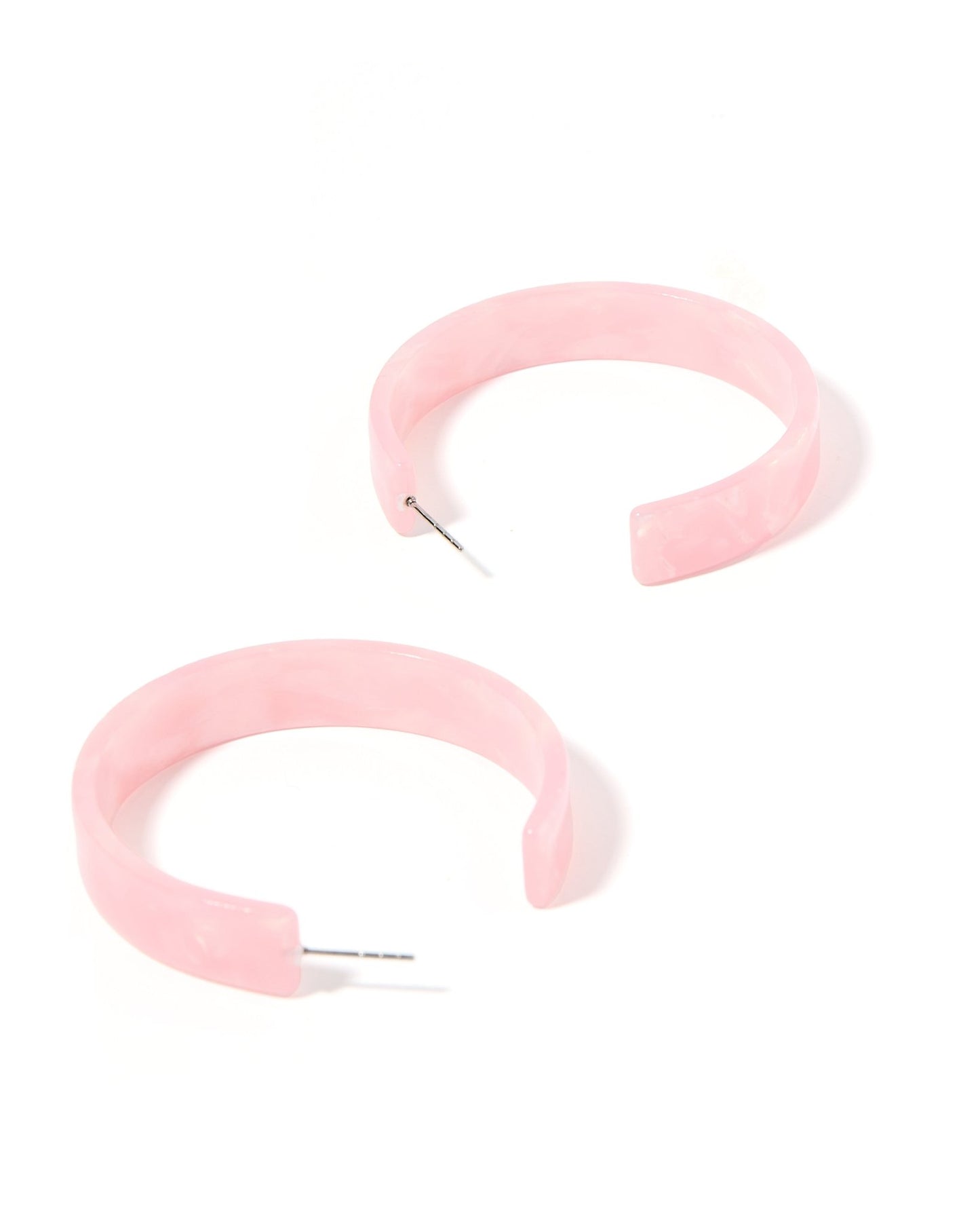 Ashley - Medium Hoop - Ballet Slipper - Earrings - LINNY CO WholesaleAcetate