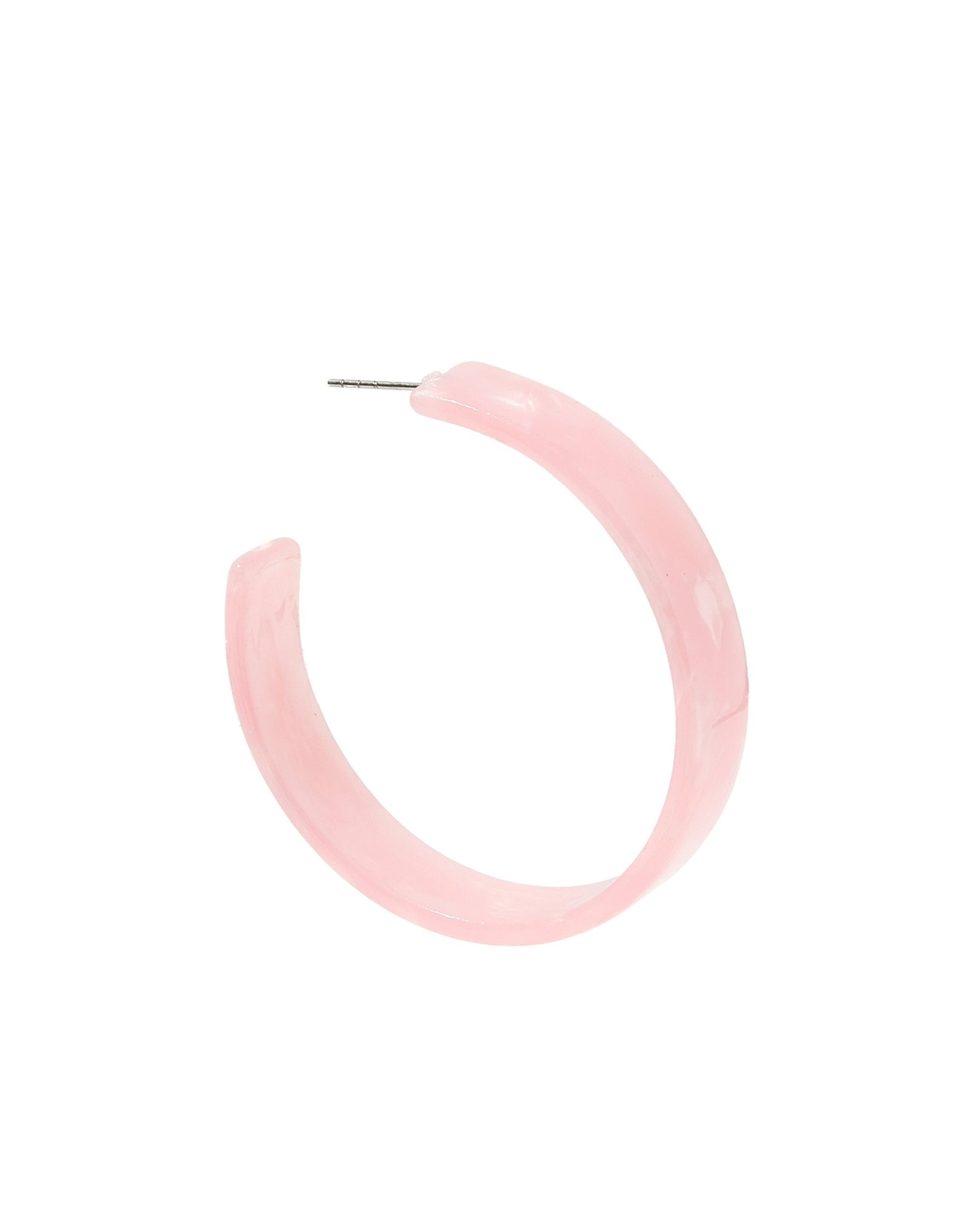 Ashley - Medium Hoop - Ballet Slipper - Earrings - LINNY CO WholesaleAcetate