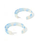 Ashley - Medium Hoop - Blueberry Clouds - Earrings - LINNY CO WholesaleAcetate