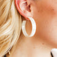 Ashley - Medium Hoop - Champagne Sparkle - Earrings - LINNY CO WholesaleAcetate