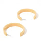 Ashley - Medium Hoop - Latte - Earrings - LINNY CO WholesaleAcetate