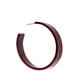 Ashley - Medium Hoop - Maroon - Earrings - LINNY CO WholesaleAcetate