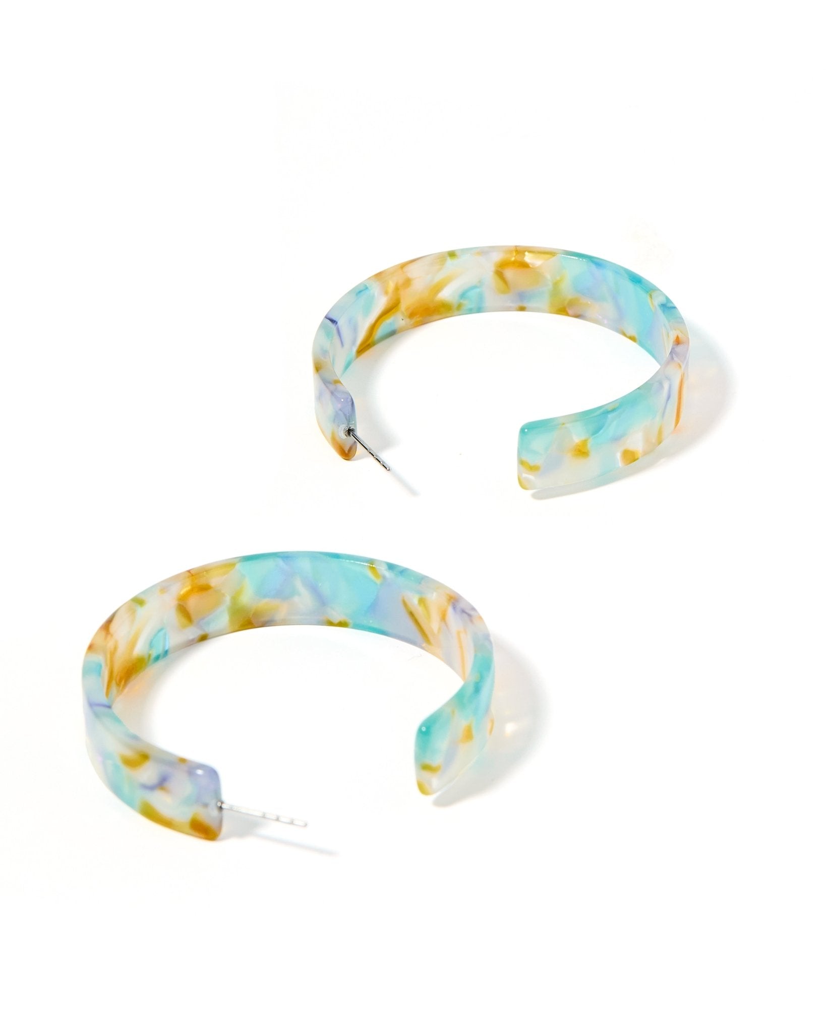 Ashley - Medium Hoop - Mother Ginger - Earrings - LINNY CO WholesaleAcetate