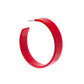 Ashley - Medium Hoop - True Red - Earrings - LINNY CO WholesaleAcetate