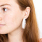 Ashley - Medium Hoop - White Shell - Earrings - LINNY CO WholesaleAcetate