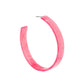Ashley - Mega Hoop - Azalea Pink - Earrings - LINNY CO WholesaleAcetate