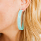 Ashley - Mega Hoop - Blue Aqua - Earrings - LINNY CO WholesaleAcetate