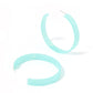 Ashley - Mega Hoop - Blue Aqua - Earrings - LINNY CO WholesaleAcetate