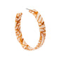 Ashley - Mega Hoop - Desert Sand - Earrings - LINNY CO WholesaleAcetate