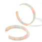 Ashley - Mega Hoop - Sugar Plum - Earrings - LINNY CO WholesaleAcetate