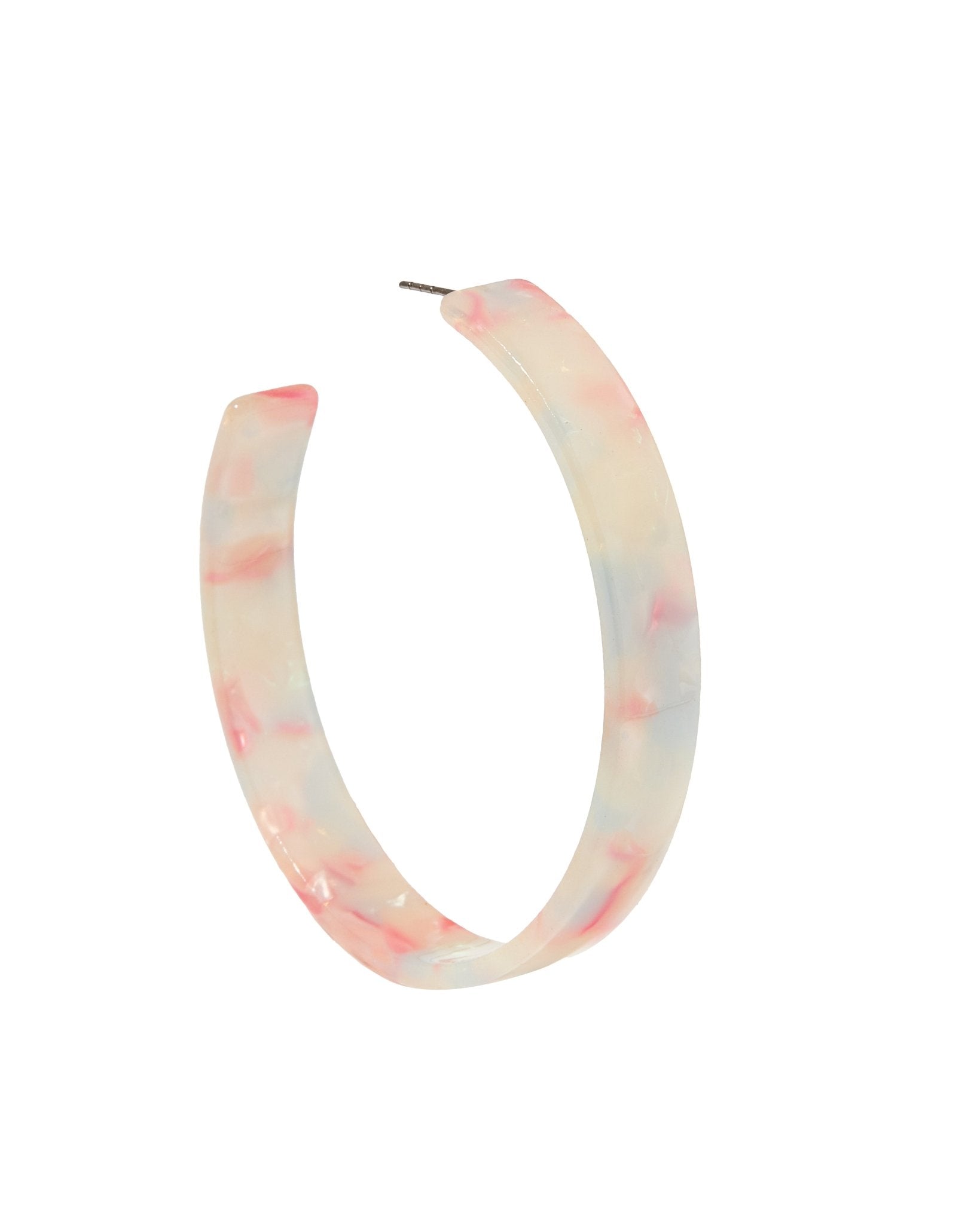 Ashley - Mega Hoop - Sugar Plum - Earrings - LINNY CO WholesaleAcetate