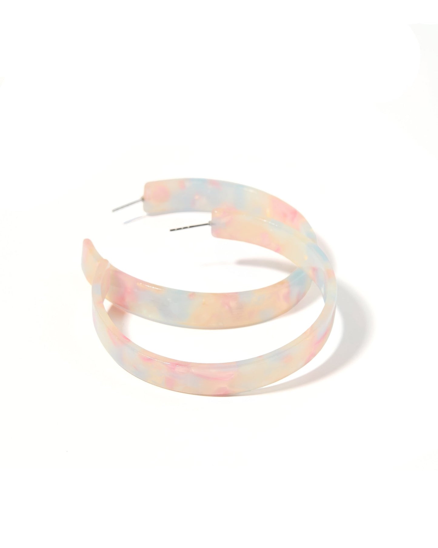 Ashley - Mega Hoop - Sugar Plum - Earrings - LINNY CO WholesaleAcetate