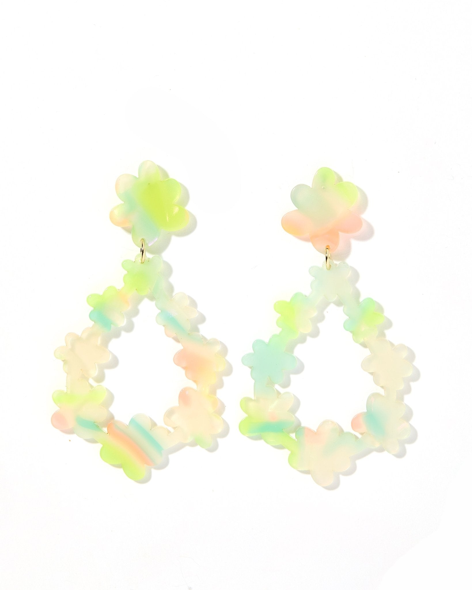 Bianca - Neon Punch - Earrings - LINNY CO WholesaleAcetate