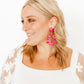 Bianca - Pearlized Pink - Earrings - LINNY CO WholesaleAcetate