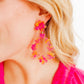Bianca - Pink Tangerine - Earrings - LINNY CO WholesaleAcetate