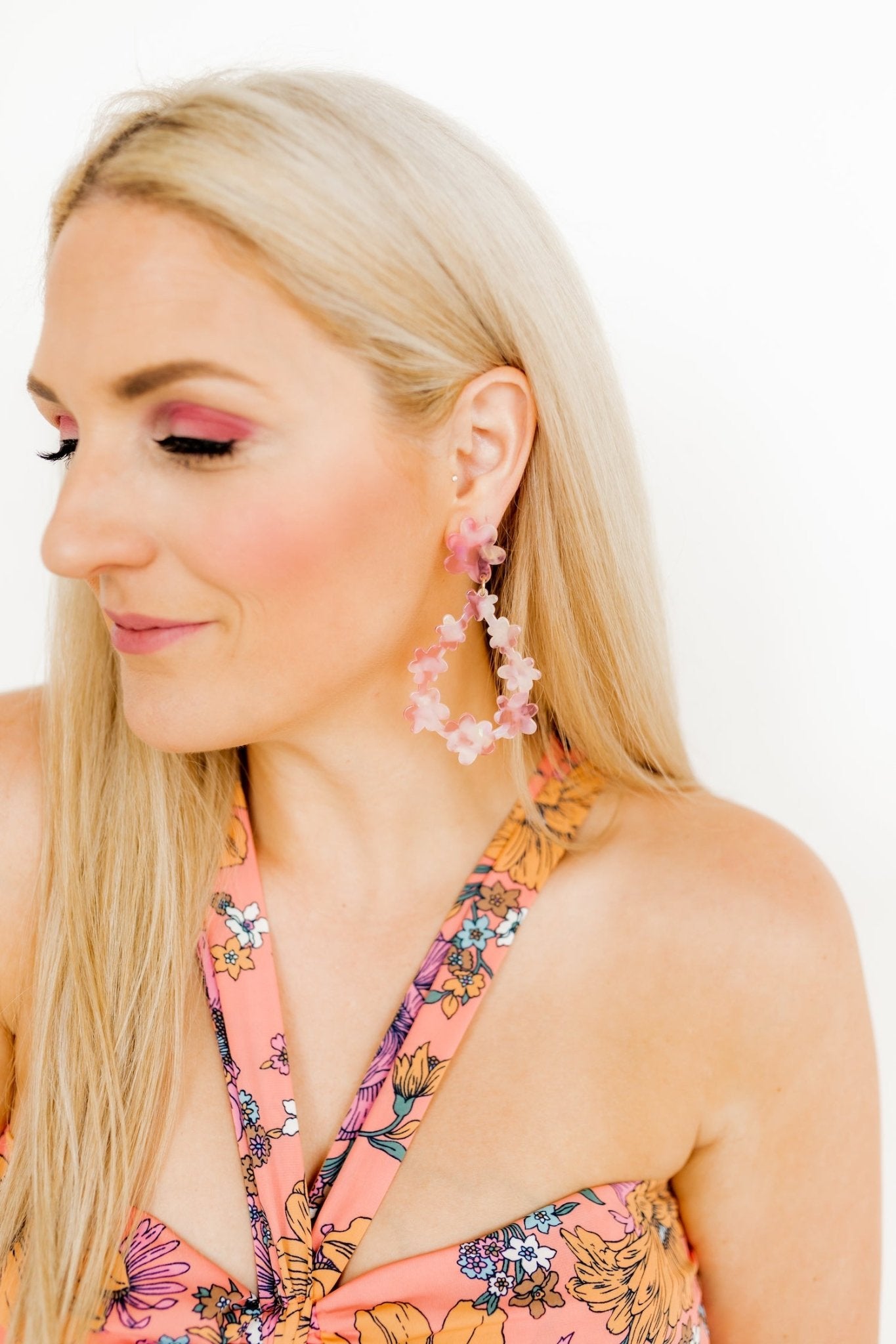 Bianca - Rose Water - Earrings - LINNY CO WholesaleAcetate