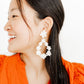 Bianca - White Shell - Earrings - LINNY CO WholesaleAcetate
