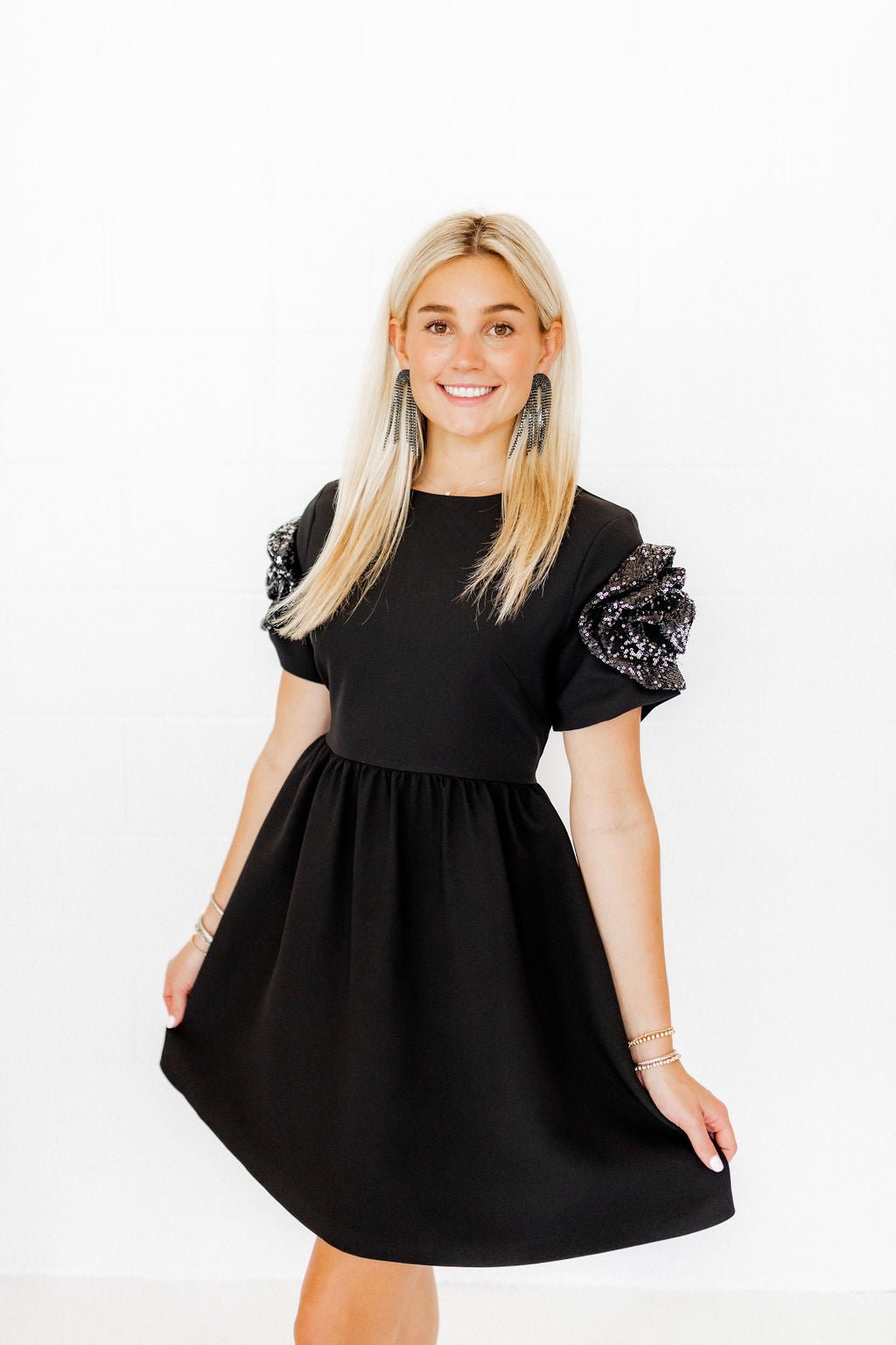 Blair - Black - Earrings - LINNY CO WholesaleMetals