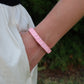 Bracelet - Candy Gem Block Baby Pink - Shop LINNY CO
