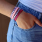 Bracelet - Candy Gem Block Baby Pink - Shop LINNY CO