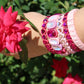 Bracelet - Candy Gem Heart Baby Pink - LINNY CO WholesaleBracelet