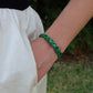 Bracelet - Candy Gem Heart Green - Shop LINNY CO
